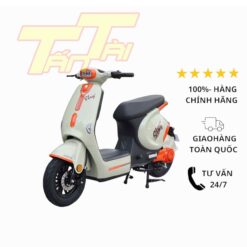 xe đạp điện kazuki slay + màu xanh bơ